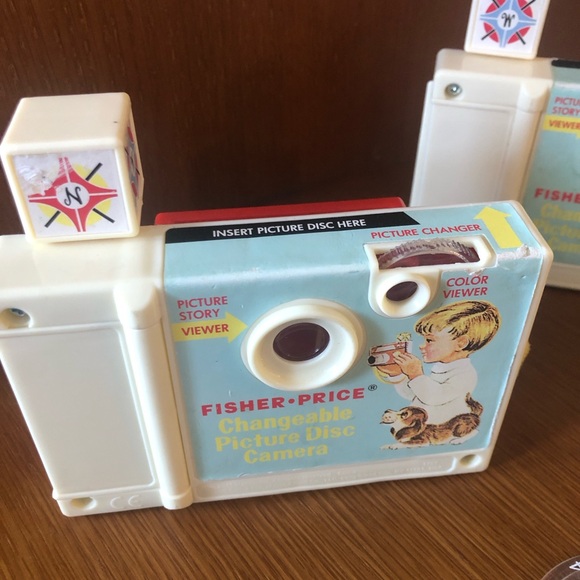 2 Fisher Price Changeable Picture Camera Toys✨ Includes 2 Disks ✨ Kids - Picture 3 of 8